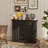 Manufactured Wood Freestanding Fireplace-1804377315