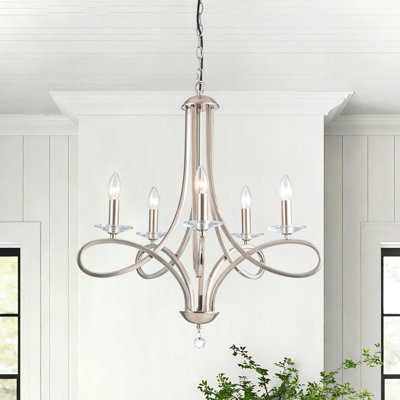 5-Light Candle Style Classic/Traditional Chandelier