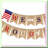 Cotton Candy Bunting Banner 39ft Orange Pink Triangle Flags