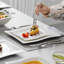 Flora Series, 32-piece Ivory White Porcelain China Dinnerware Set, Service For 8 