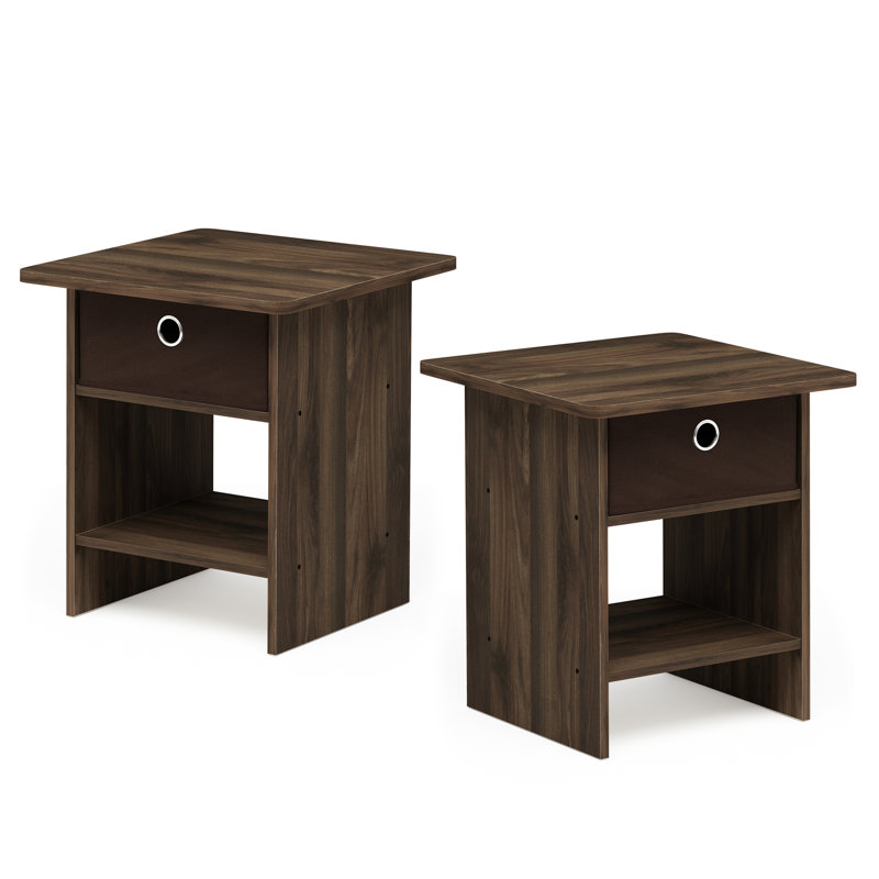 Sled Side Table Set, Columbia Walnut