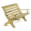 Doran Manufactured Wood Wood Outdoor Bench