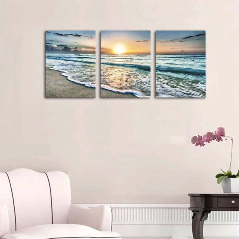 3 Piece Wrapped Canvas Print, 60 cm H x 40 cm W