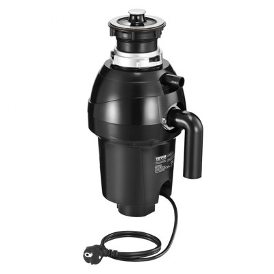 Garbage Disposal, 1HP 3270RPM Continuous Feed Food Waste Disposer, EZ Connect Food Waste Grinding System with Sound Reduction, Power Cord & Splash Guard for Kitchen Sinks