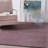 Tomberlin Velvet Shag Performance Solid Color Rug-1051311751