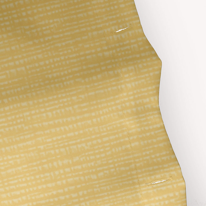 Rideau de douche simple Floral, Jaune
