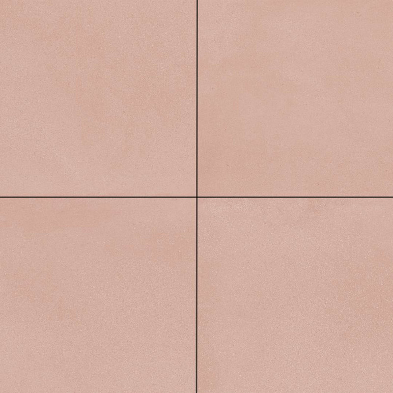 Carreau de mur et de plancher en porcelaine mate 24 po x 24 po Terrazzo 2.0, Rose