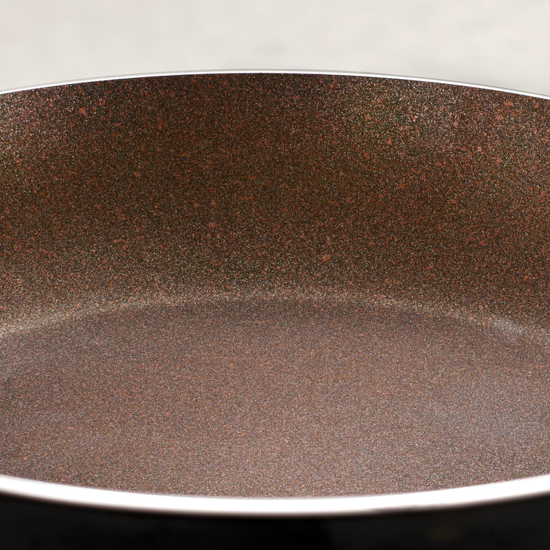 Tramontina 2-Quart Black Aluminum Nonstick Sauce Pan with Lid