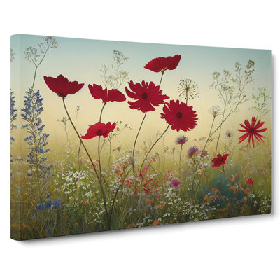 Boundless Wildflowers Floral - Wrapped Canvas