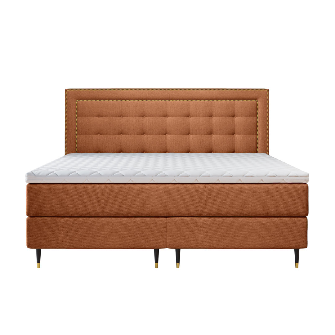 Boxspringbett Athema mit Topper und Bettkasten