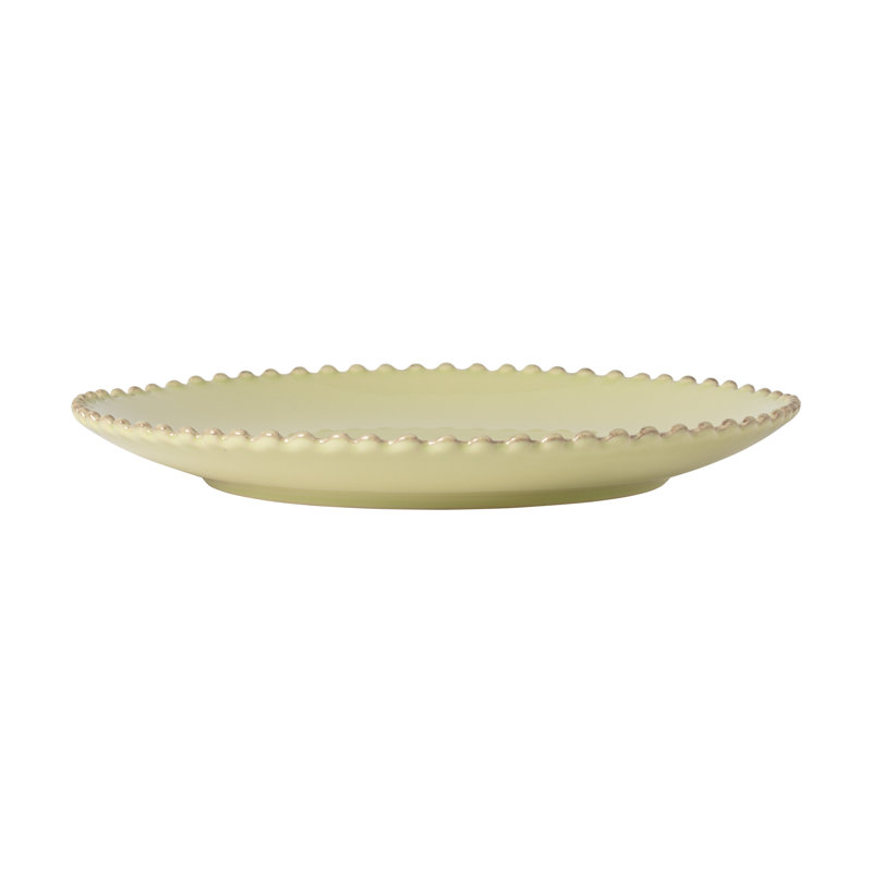 Pearl Dinner Plate, Lilly Green