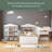 3-Pieces Bedroom Sets, Twin Size House-Shaped Wooden Bed With Storage Drawers, Nightstand With Colorblock Design And House-Shaped Stroage Rack-675897085