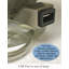 Lampe de table en verre USB