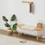 Banc de rangement rembourré avec repose-pieds Jurre-1451848872