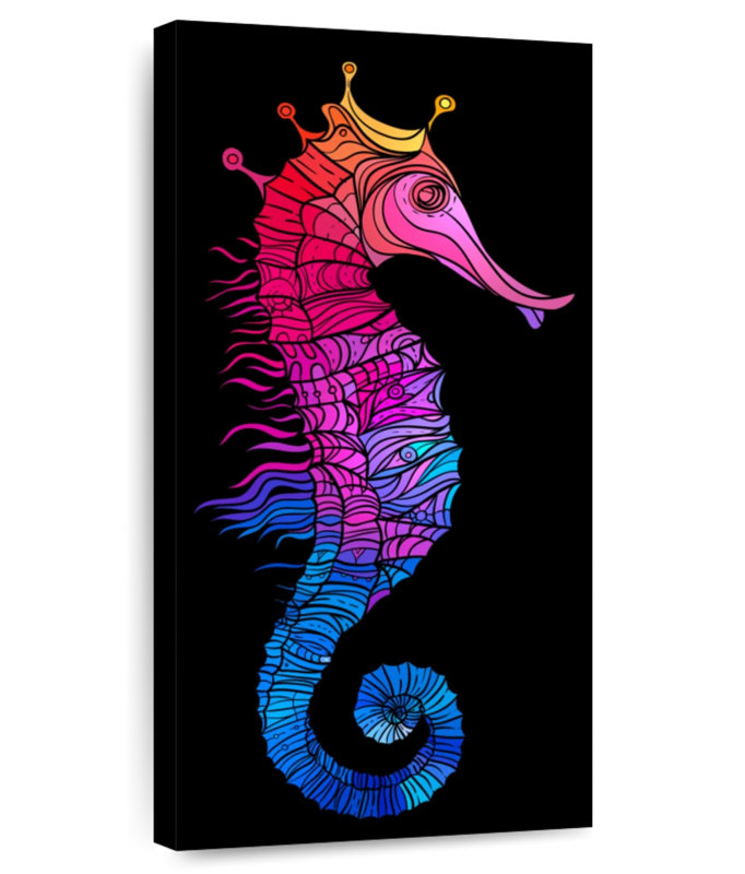 Seahorse Colors, 36" H x 18" W
