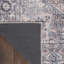 Tapis oriental gris en polyester lavable à la machine Lyiah-93874858