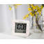 Réveille-matin numérique QHL097WLH, blanc