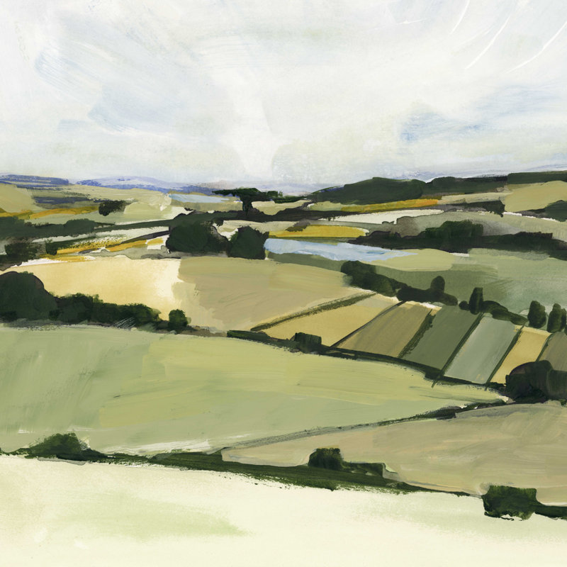 Patchy Landscape II, H 30 po x l 30 po