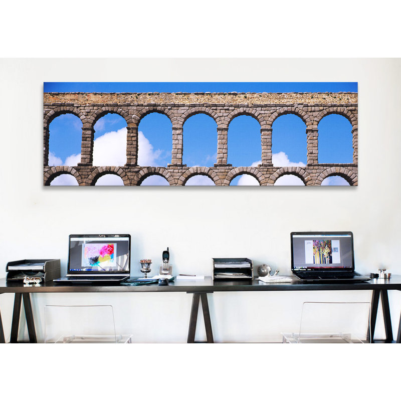 Aqueduc romain, Ségovie, Espagne par Panoramic Images - reproduction de photo sur toile, H 20 po x l 60 po x P 1,5 po