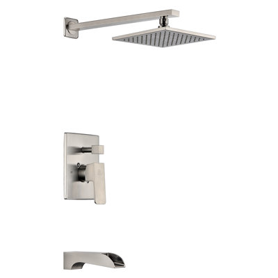 Mezzo Shower Panel with Rain Shower Head