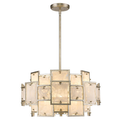 Lustree tambour 6 lumières unique Kincannon
