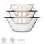 Mr Chef Glass Nesting Bowls
