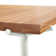 Branch Oak Solid Wood Top Metal Base Dining Table