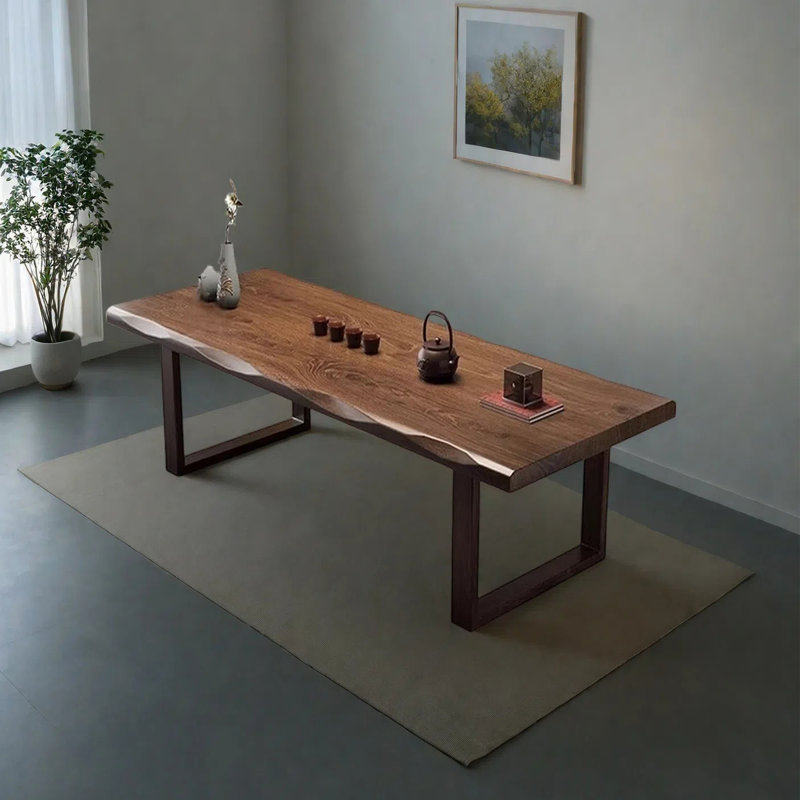 Wide tabletop simple dining table, 29.53”H x 78.74”L x 31.5”W