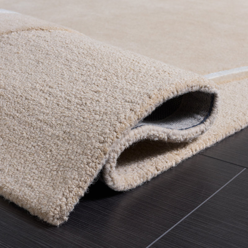 Fifth Avenue Hand Tufted Wool; Viscose; Cotton Abstract Indoor Rug, Rectangle 8' x 10'