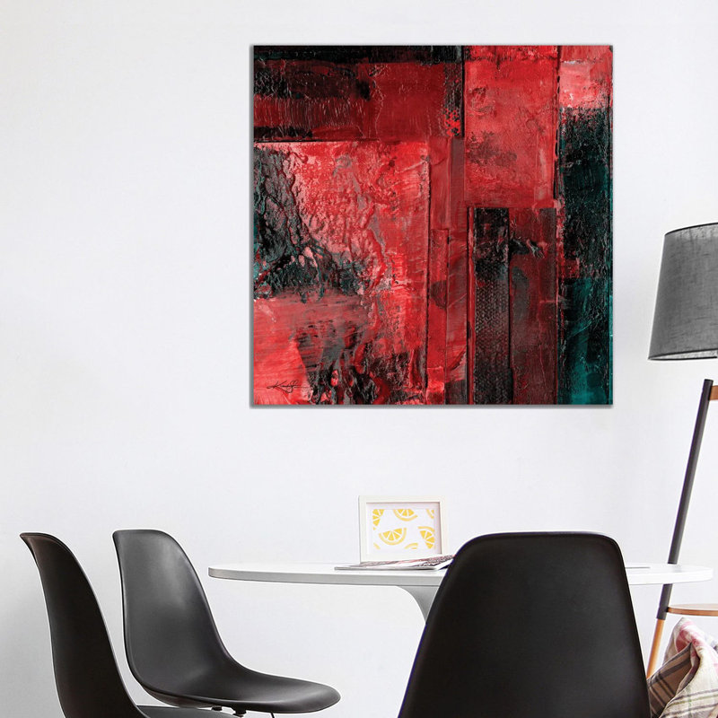 Oil Abstraction XIIIB 1 Piece Wrapped Canvas Painting, 93.98 cm H x 93.98 cm W x 1.91 cm D