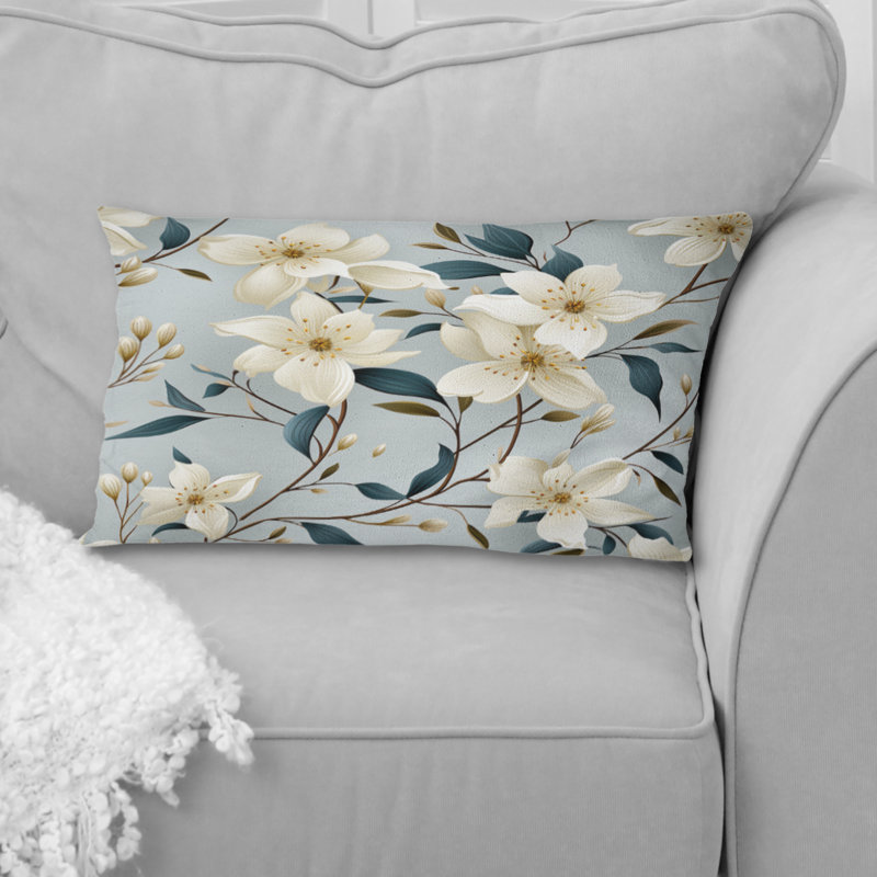 Coussin Subtle Whispers II - imprimé floral
