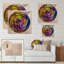 Cercle coloré liquide couleur VII - impression d'art mural moderne en bois-749847123-749847122