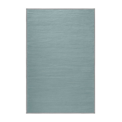Tapis gris uni lavable à la machine
