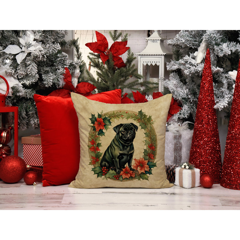 Coussin Christmas, Carré, 18 po x 18 po