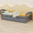 Platform Bed With Trundle Bed-980933042