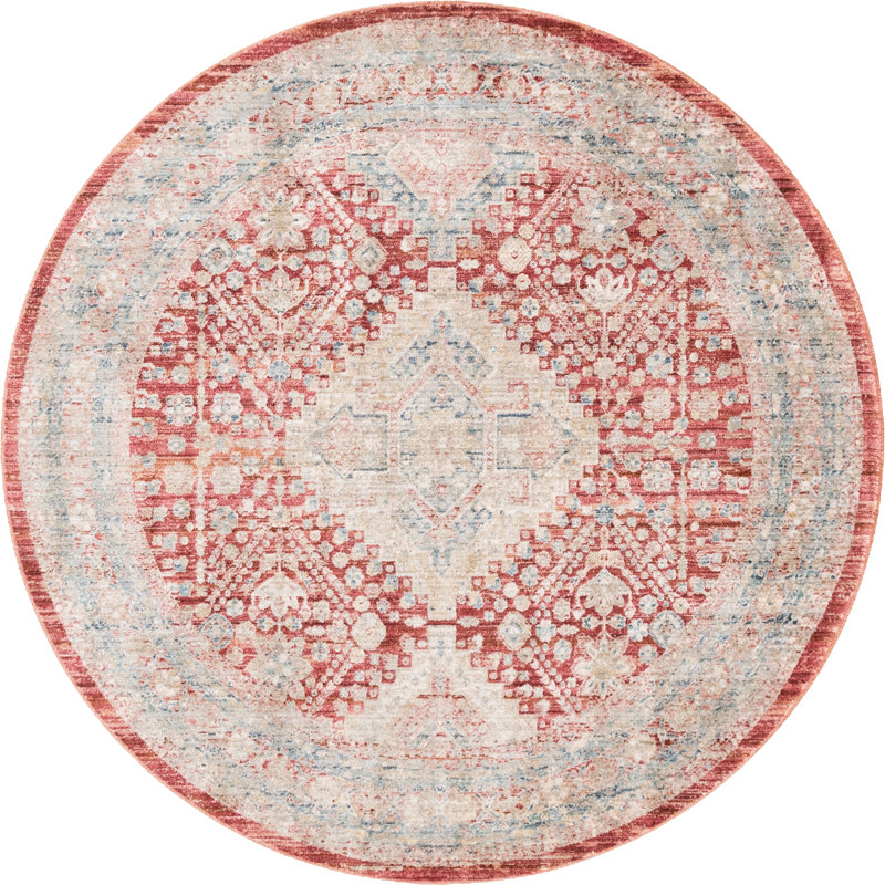 Afrin Indoor Rug, Round 5'1"