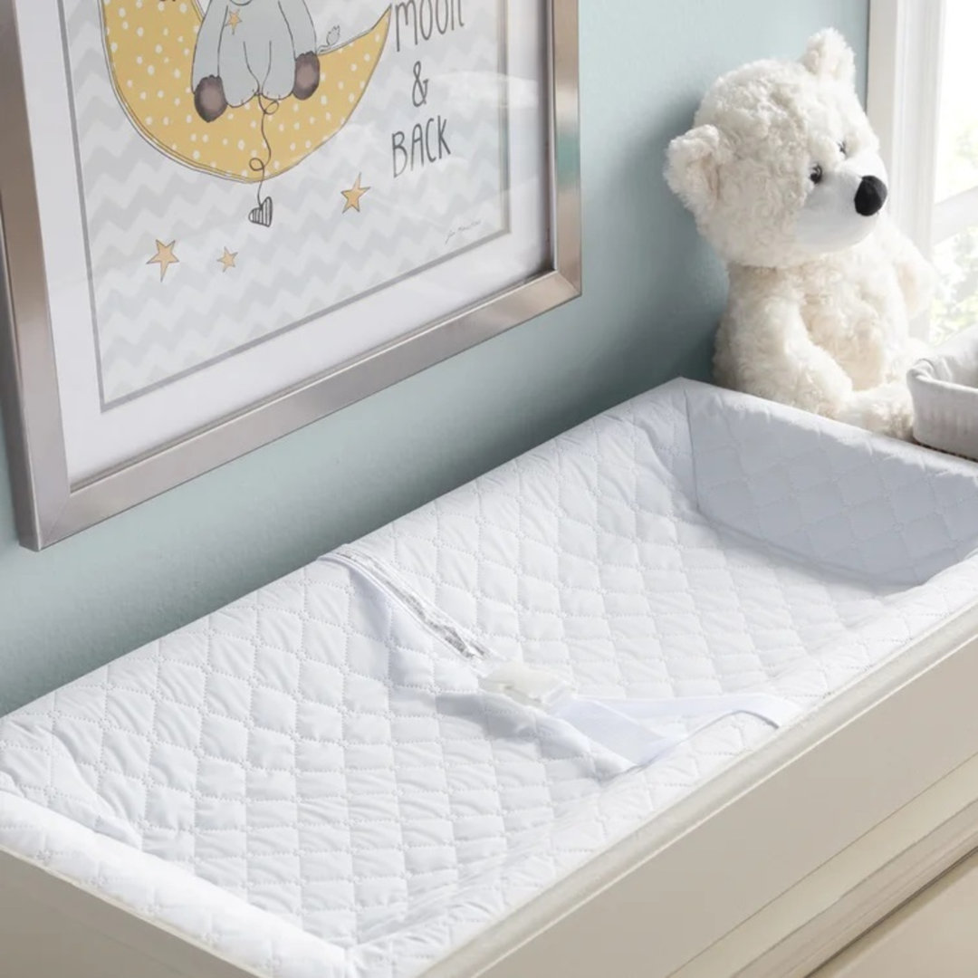 Johnathan Combo Pack Waterproof Changing Pad with Fitted Plush Cover Harriet Bee Color: Mint Size: 4" H x 32" W x 16" D