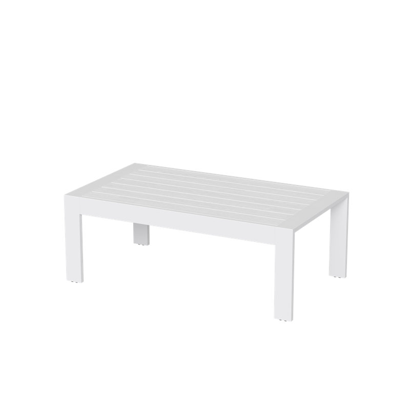 Outdoor Coffee Table, White