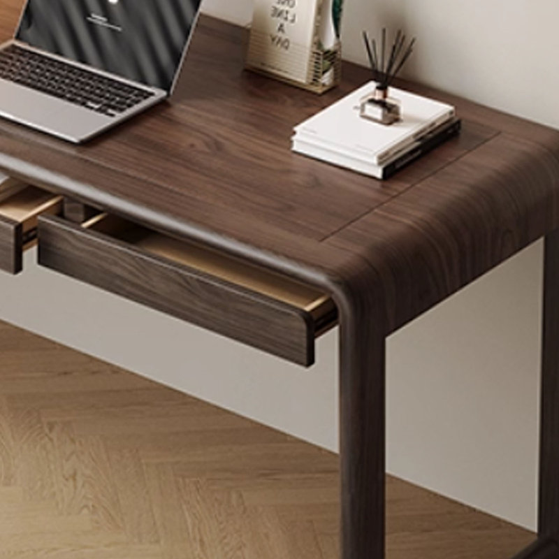 Bureau à tenon et mortaise en vieux bois d'orme massif, 29.52" H x 47.24" W x 25.59" D