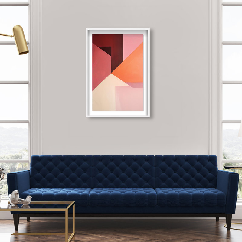 Berry Juice Shadowbox Abstract Print by Oliver Gal, Black Frame, 10 x 15, 37.5"H x 25.5"W, White Frame