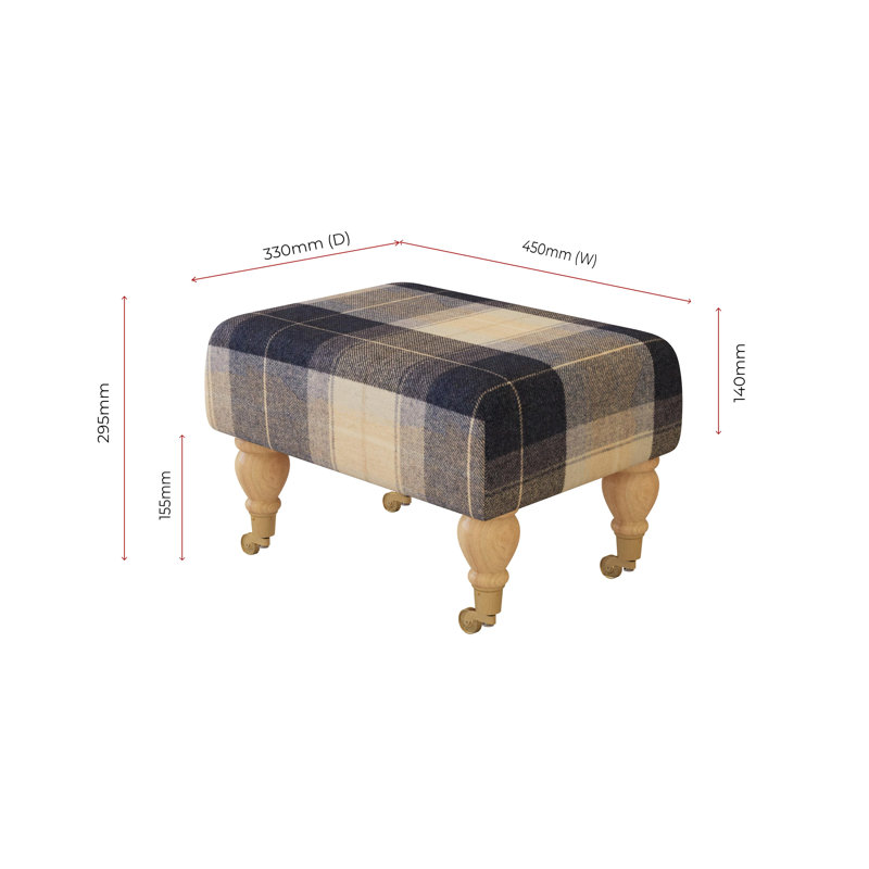 Manufactured Wood Accent Stool, Natural