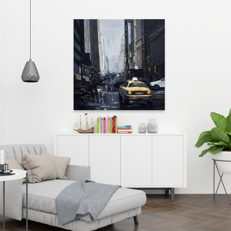 New York dans le noir - Toile de chambre à coucher pour la décoration des villes