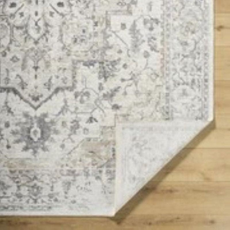 Tapis tissé à la machine Kirima, Rectangle 2 pi 7 po x 3 pi 11 po