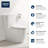 Essence 1.28 GPF (Water Efficient) Elongated Two-Piece Toilet (Seat Included)