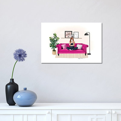 Me Time 1 Piece Wrapped Canvas Wall Art