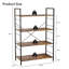 114cm H x 75cm W Metal Book Display Bookcase-2042424197