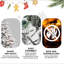 Arbre de Noël artificiel enneigé 6 pi avec 400 lumières incandescentes blanc chaud, embouts 1931, pin enneigé PE + PVC avec branches à mémoire de forme partielle, support en métal pliable pour les fêtes