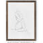 «Nude Contour S Croquis I» par Paul Cezanne - Reproduction d'art sur toile encadrée-327081333-327081335-327044510