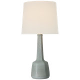 Chapman & Myers Lerio 31" Table Lamp in Dusted Slate with Linen Shade