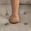 Canapé-lit en forme de L en kaki. Avec roulettes, prises de courant. Gain de place pour le salon. Structure confortable en mousse douce et de fabrication de 82,6 po avec des ports de couleur kaki et un tissu convertible doux